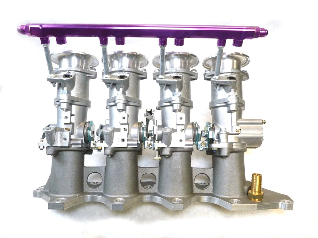 OBX 6AN 45mm 48mm Individual Throttle Body For 1994-01 Integra RSize LSize GSize With TPSize Adaptor