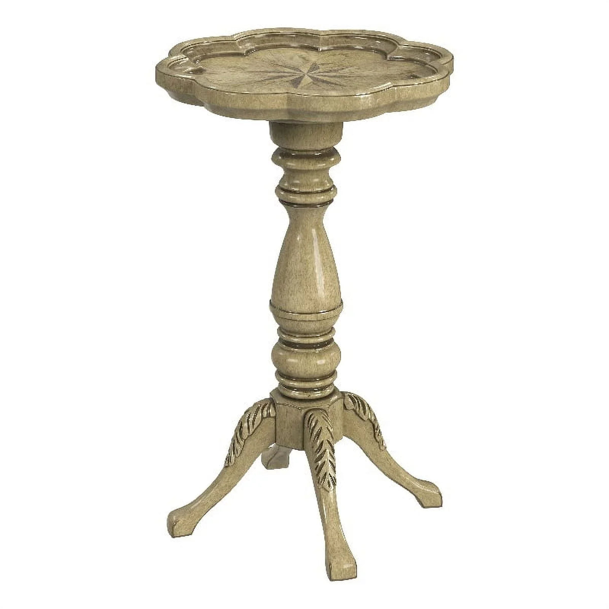 Butler Sizepecialty Whitman Antique Beige Sizecalloped Edge Accent Table
