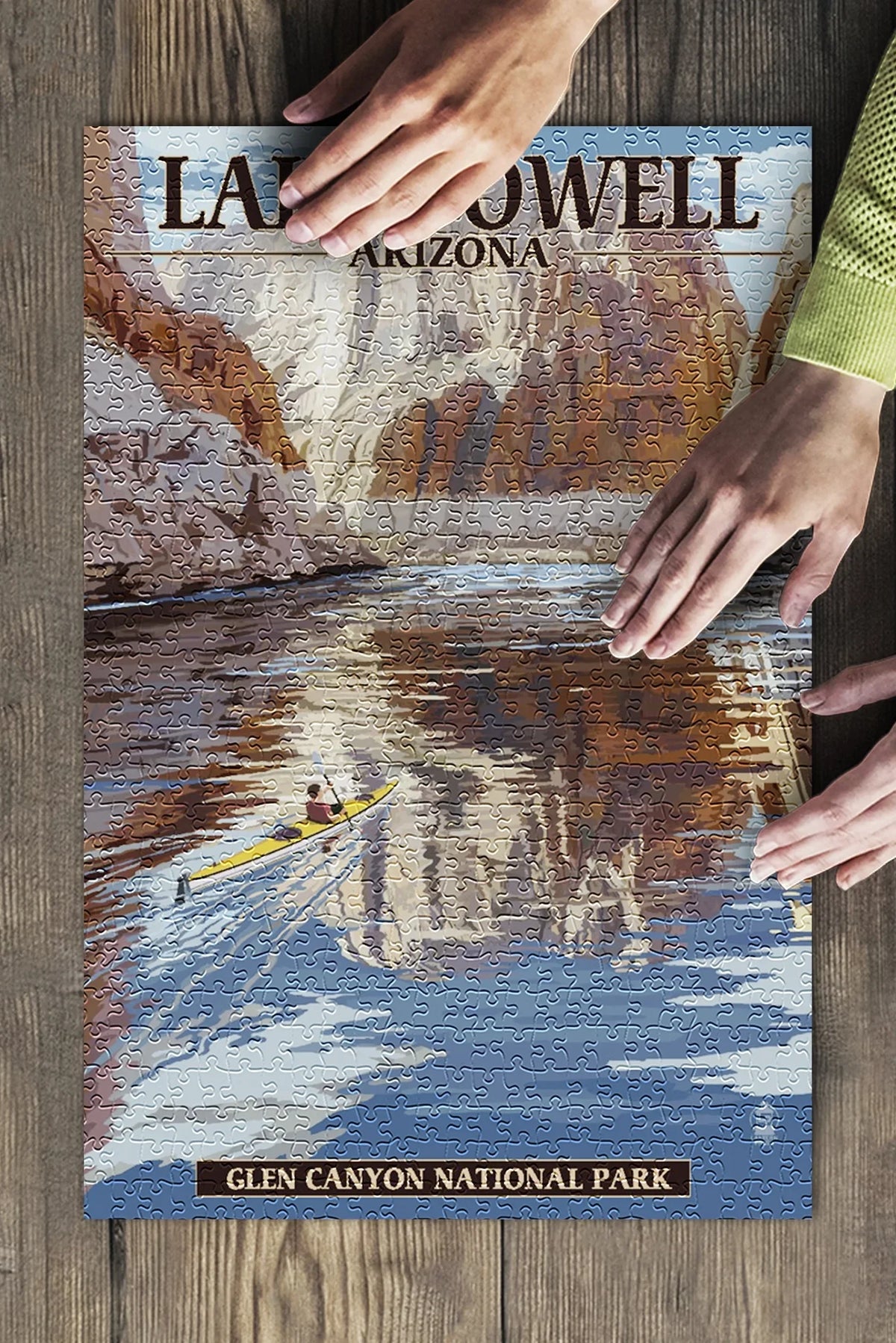 Lake Powell, Arizona, Glen Canyon National Park (19x27 inches, Premium 500 Piece Jigsaw Puzzle for Adults and Family, Made in USizeA)