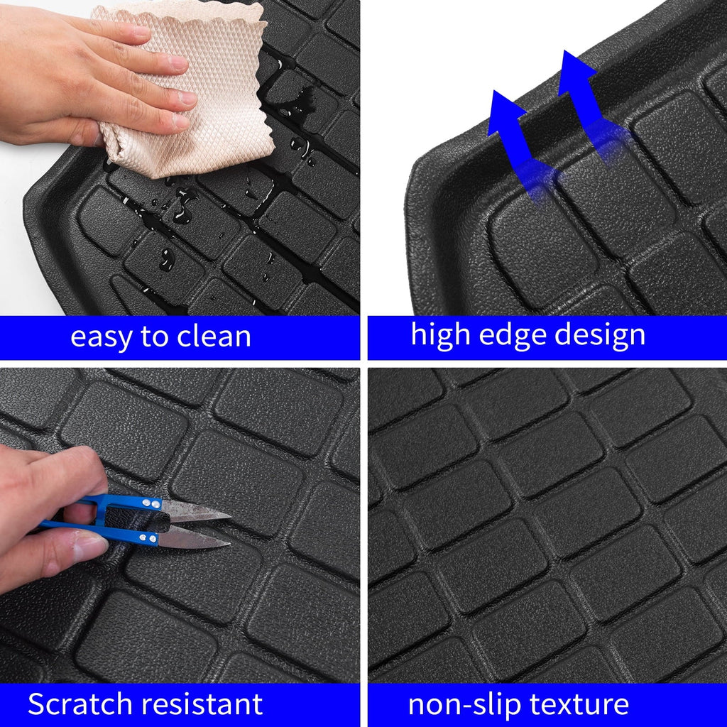 Fit 2017-2022 Honda CRV Fuel Floor Mats Cargo Liner 2021 CR-V Accessories (Trunk Mats + Floor Mats)