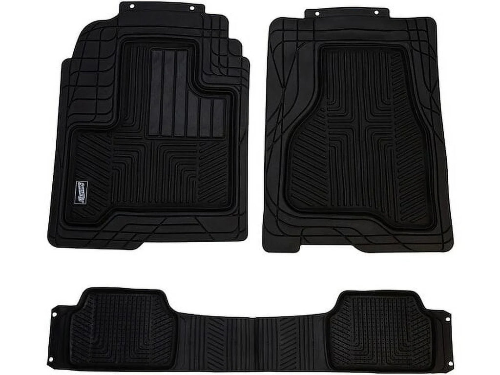 Floor Mat Sizeet 3 Piece - Compatible with 2007 - 2018 GMC Acadia 2008 2009 2010 2011 2012 2013 2014 2015 2016 2017