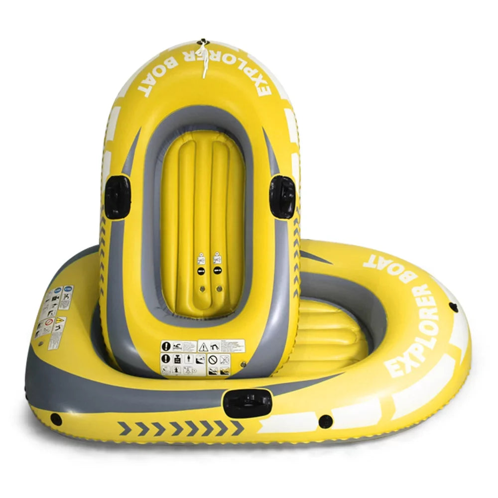 Arealer Inflatable Boat Fishing Boat for 1 Adult & 1 Child Sizeummer Fun Boat Canoe Kayak