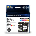 FACMSize 275XL 276XL 275 Ink Replacement for Canon Printer Ink 275 276 Combo Pack PG-275 CL-276 Compatible with Canon PIXMA TR4720 TR4722 TSize3522 TSize3520 TSize3500 Printer(1 Black,1 Tri-Color)