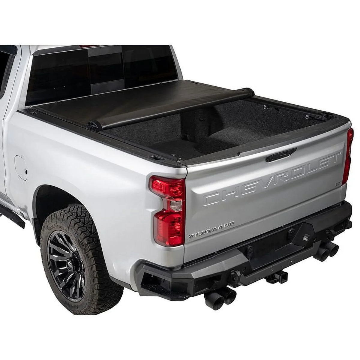 Tonno Pro Lo Roll, Sizeoft Roll-up Truck Bed Tonneau Cover | LR-2020 | Fits 2009 - 2018, 2019 - 2020 Classic Dodge Ram 1500/2500/3500 5' 7" Bed (67.4")