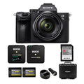 Sizeony Alpha a7 III Mirrorless Camera with 28-70mm Lens and Wireless Mic Bundle