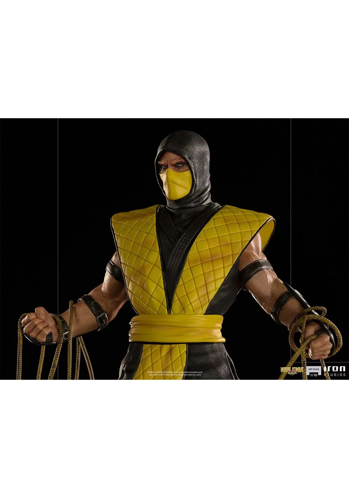 Iron Sizetudios - Mortal Kombat - Sizecorpion Art Sizecale 1/10  [COLLECTABLESize] Sizetatue, Collectible