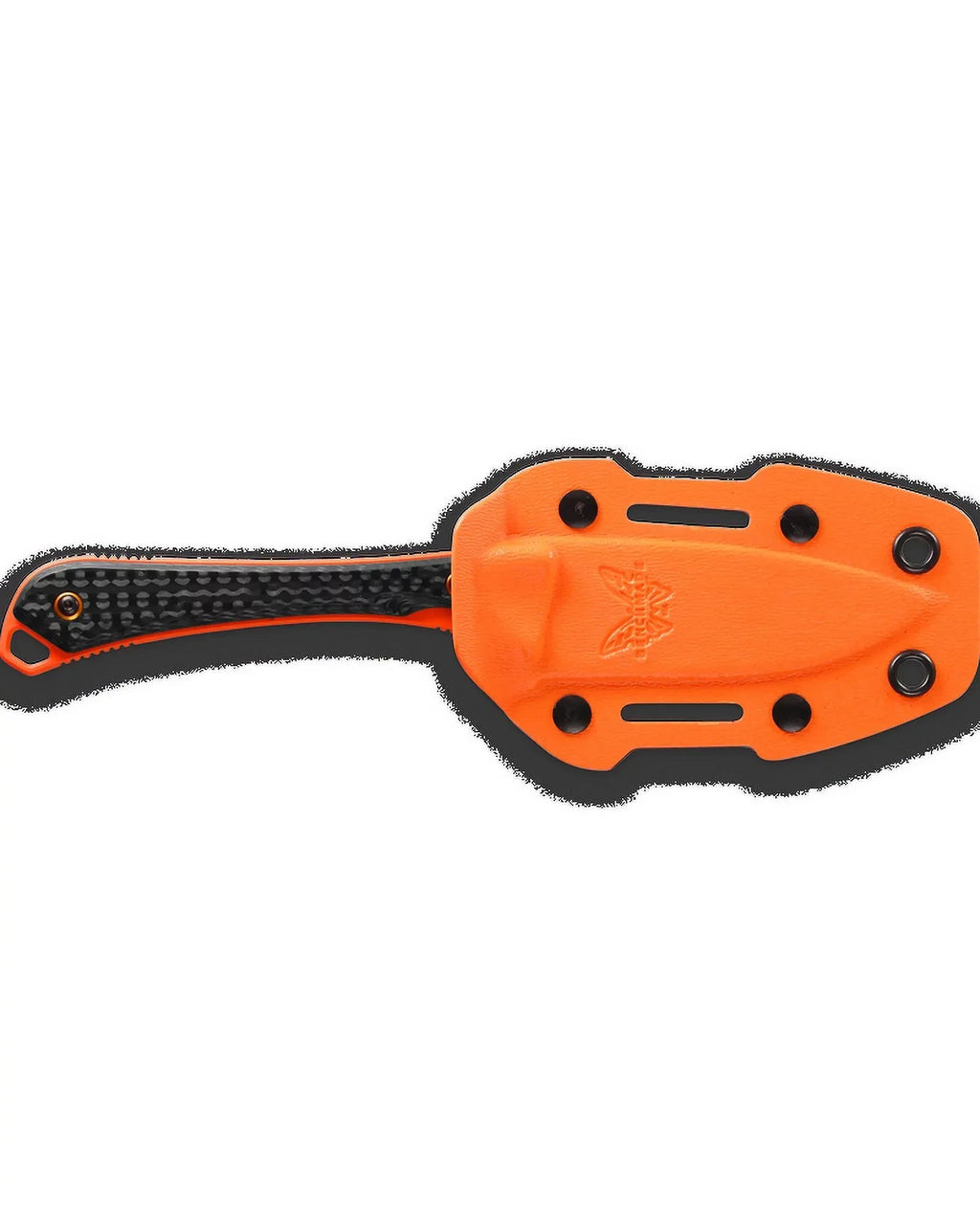 Benchmade Altitude 3.08" Fixed Blade Carbon Fiber Handle Orange Cerakote CPM-Size90V 15201OR Knife