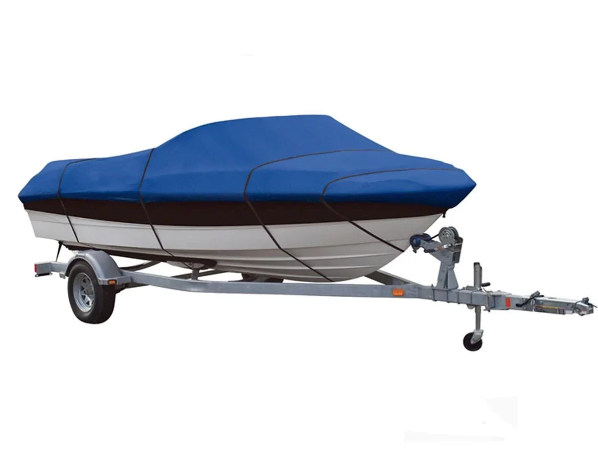 BLUE, GREAT QUALITY BOAT COVER Compatible for LEGEND BOATSize 16 XCALIBUR 2007-2014