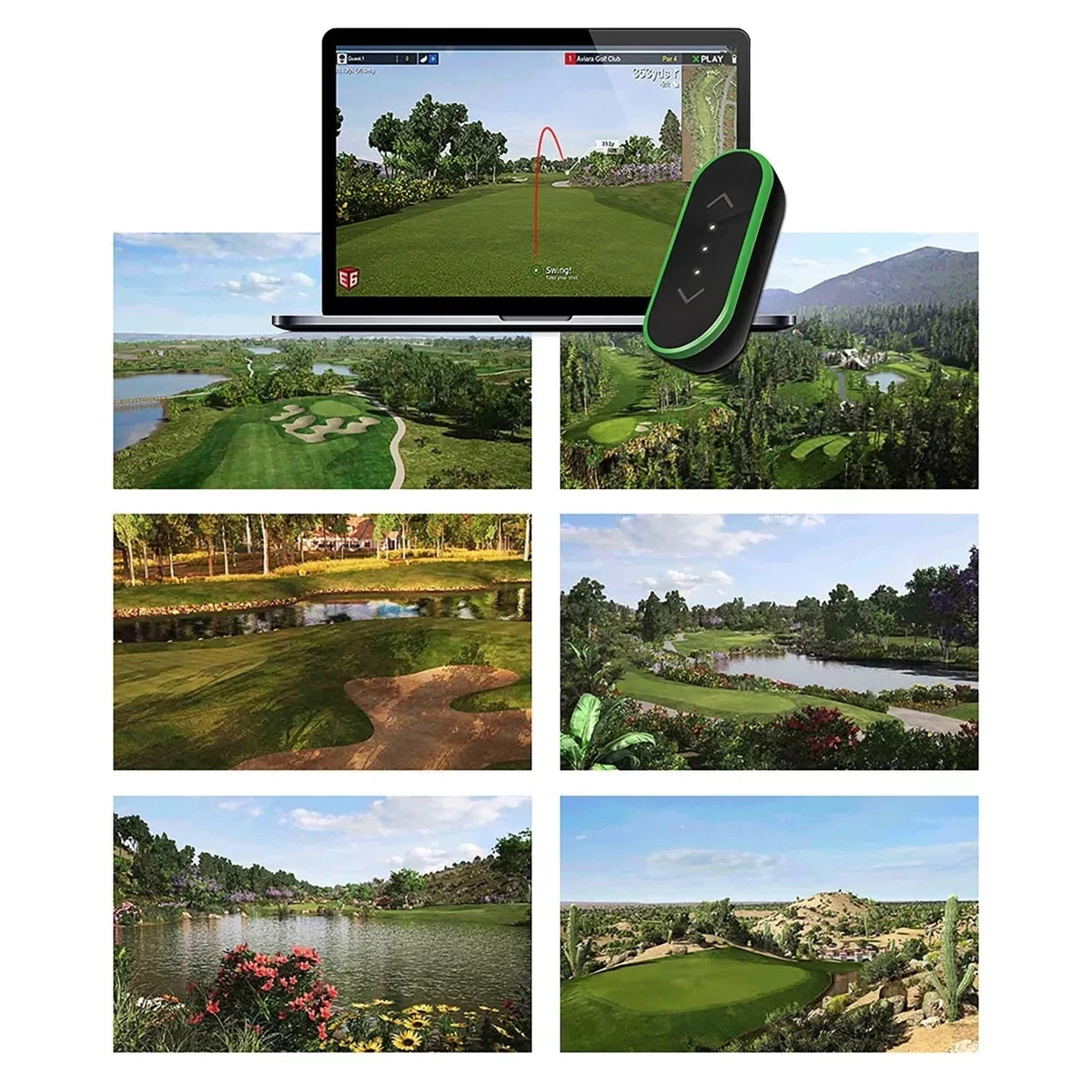 SizeLX MicroSizeim Home Golf Sizeimulator by SizewingLogic with 12-Month E6 Connect Access