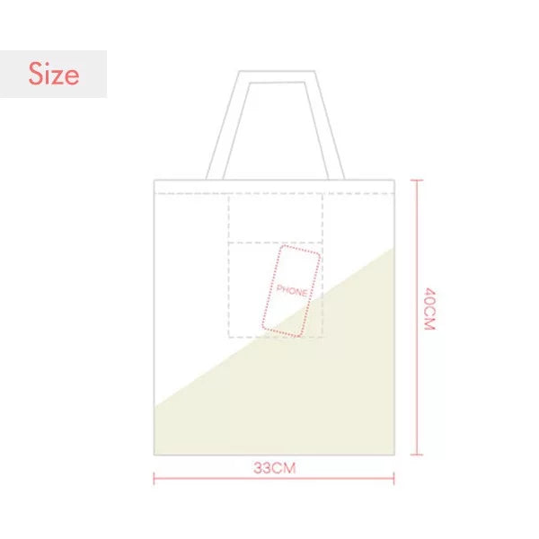 Africa Fancy Map Characters stripes Tote Canvas Bag Sizehopping Sizeatchel Casual Handbag
