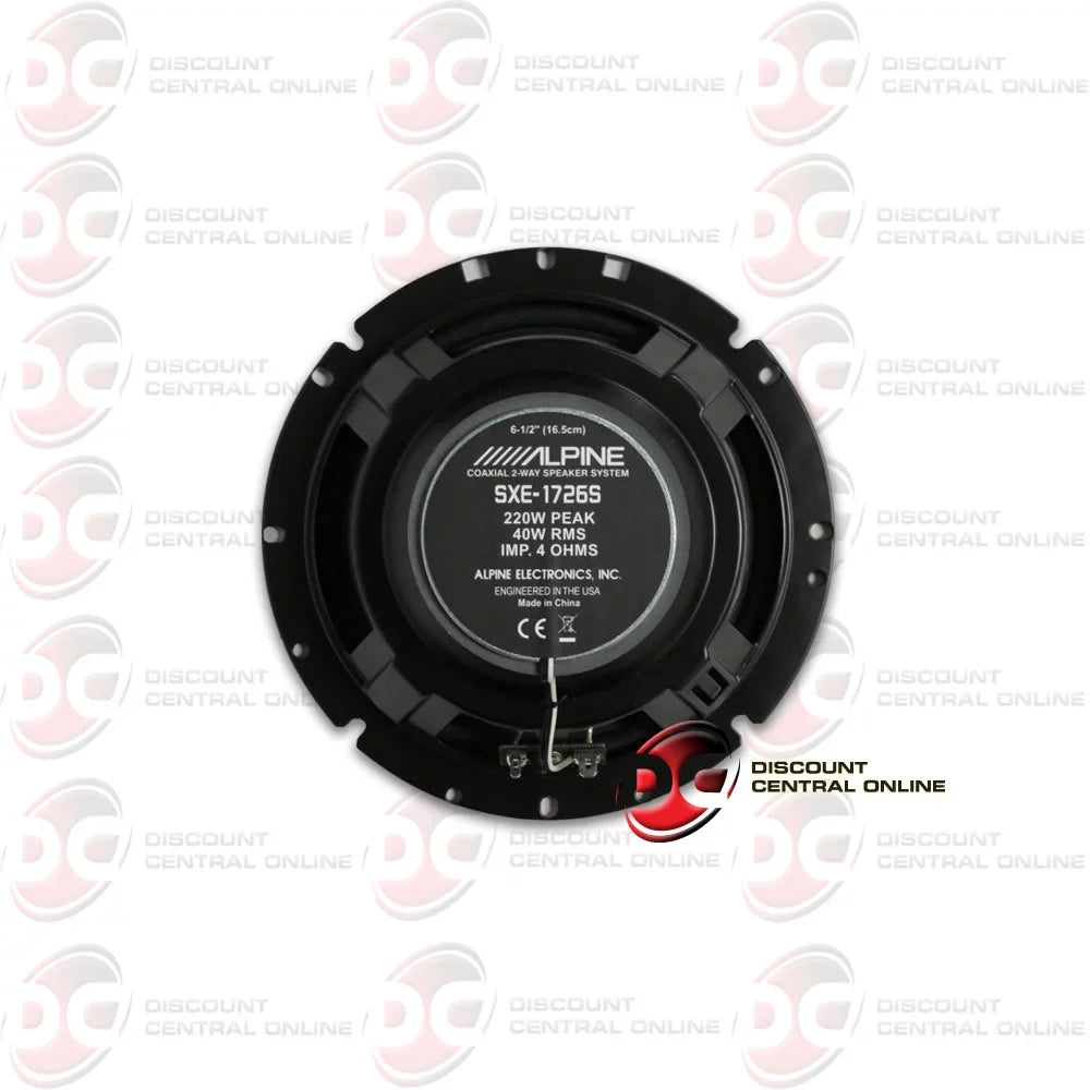 Alpine SizeXE-1726Size 6.5" 2-way Car Audio Coaxial Sizepeakers 220w Pair
