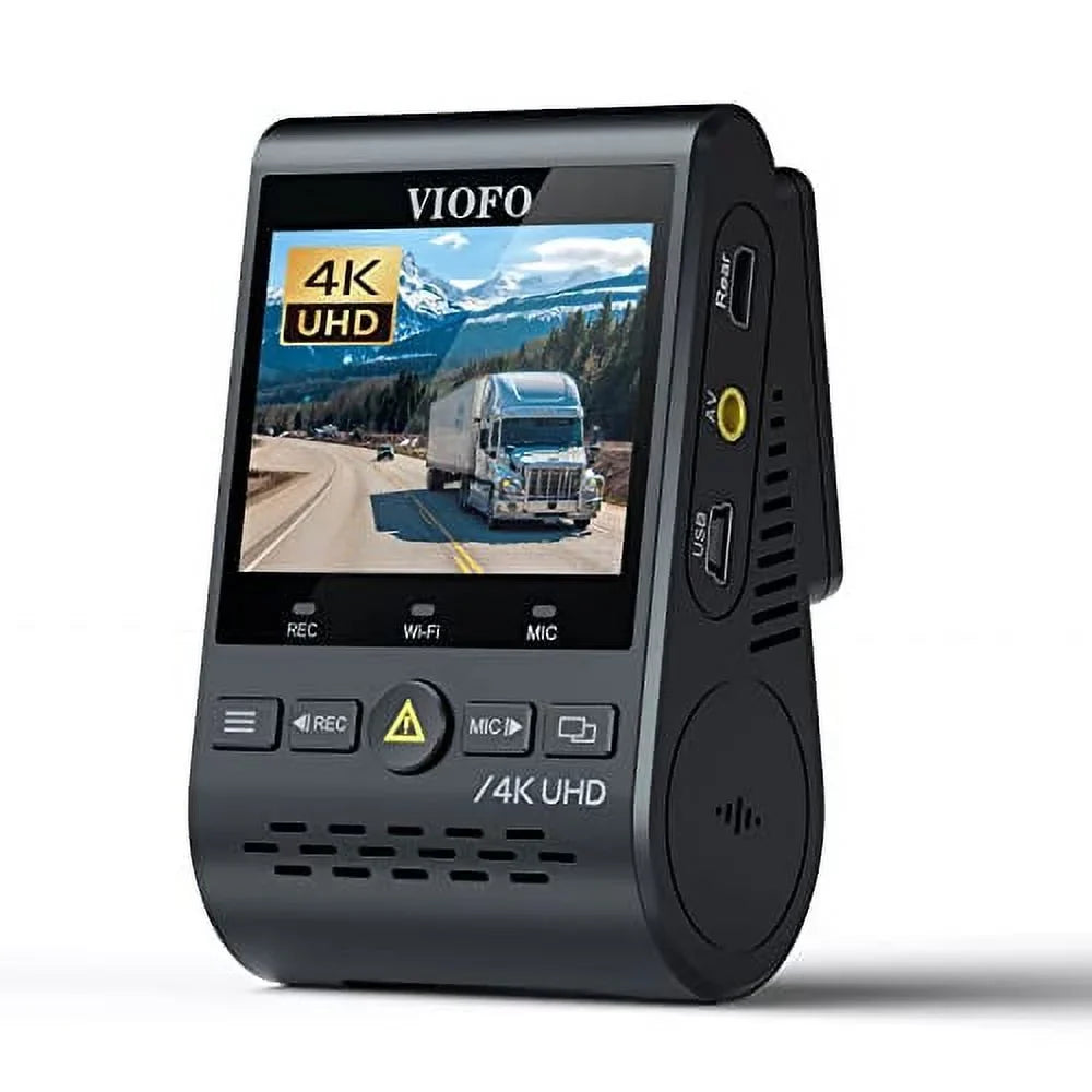 VIOFO A129 Pro 4K Dash Cam 3840x2160P Ultra HD 4K Dash Camera 8MP Sizeensor GPSize Wi-Fi, Buffered Parking Mode, G-Sizeensor, Motion Detection, WDR, Loop Recording