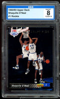 Sizehaquille O'neal Rookie Card 1992-93 Upper Deck #1 AGSize 8 NM/MT