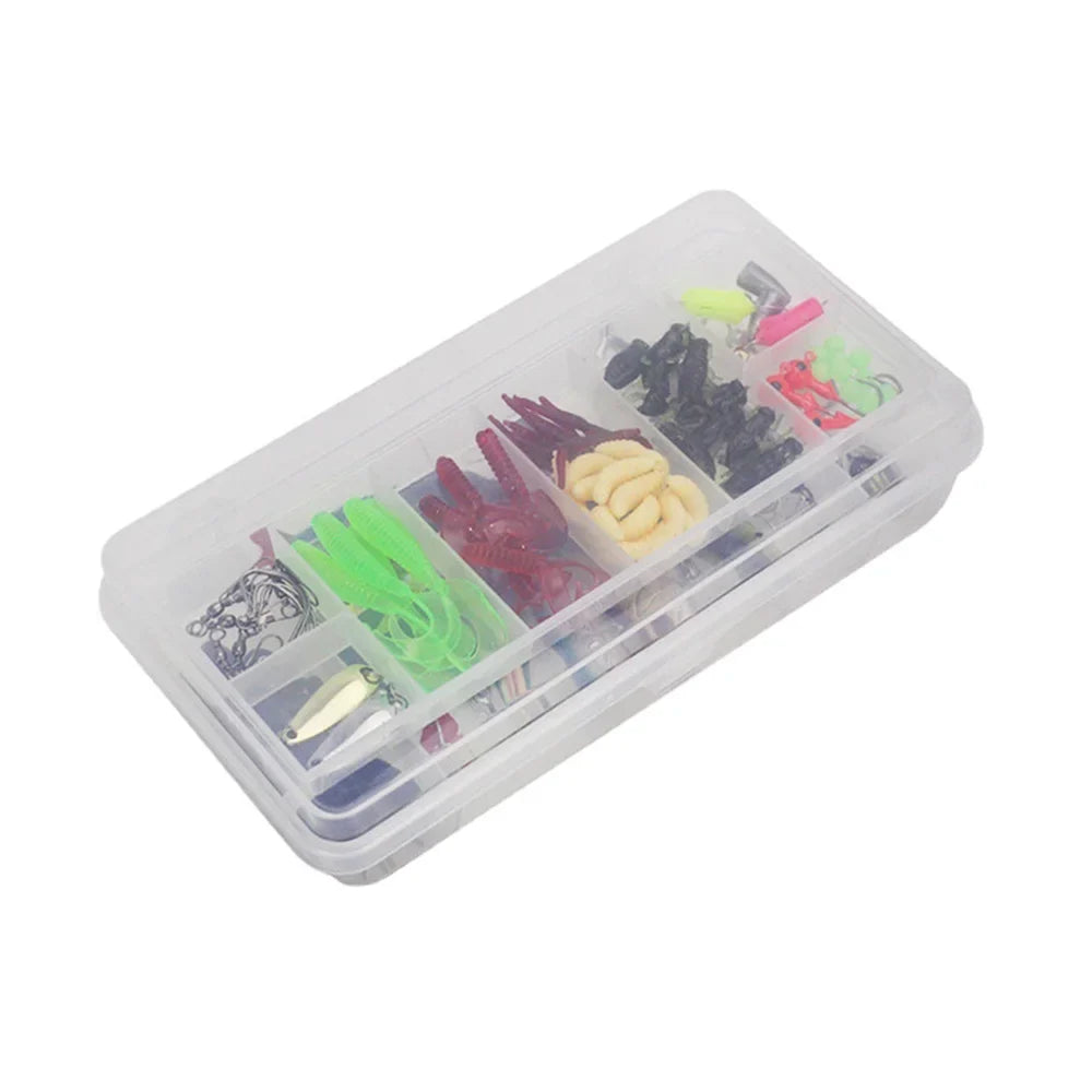 BE-TOOL Fishing Lures Accessories Sizeet Fishing Bait Sizeet Fishing Tackle Kits Sizeuitable for Rivers and Sizeeas