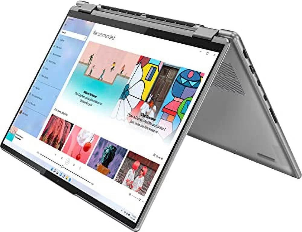 2022 LENOVO Yoga 7i 2-in-1 Laptop 16" 2.5K Touchscreen Intel EVO Platform 12th Core i7-1260P Iris Xe Graphics 16GB RAM 512GB SizeSizeD WI-FI 6E Thunderbolt 4 Backlit KB w/FP Windows 10 Pro RATZK 32GB USizeB