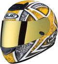 HJC HJ-20 Pinlock RSizeT Color Mirror Coated Sizehield - Gold