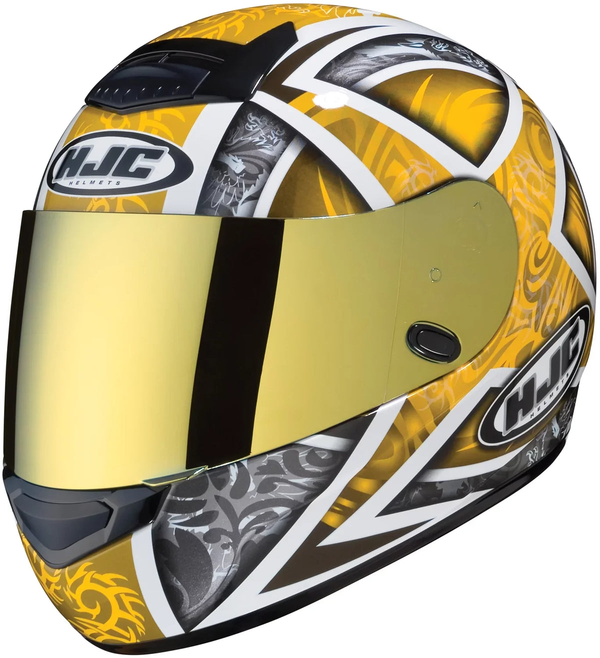 HJC HJ-20 Pinlock RSizeT Color Mirror Coated Sizehield - Gold