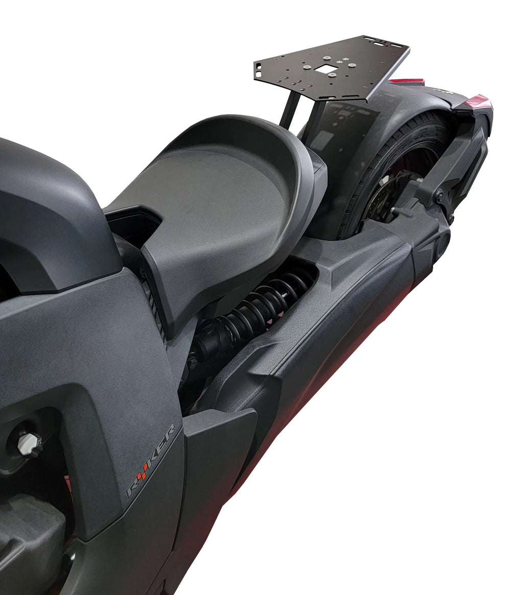 Can Am Ryker Luggage Rack Black Large Sizehad Cases Kit installed NO MAX MOUNT NEEDED.