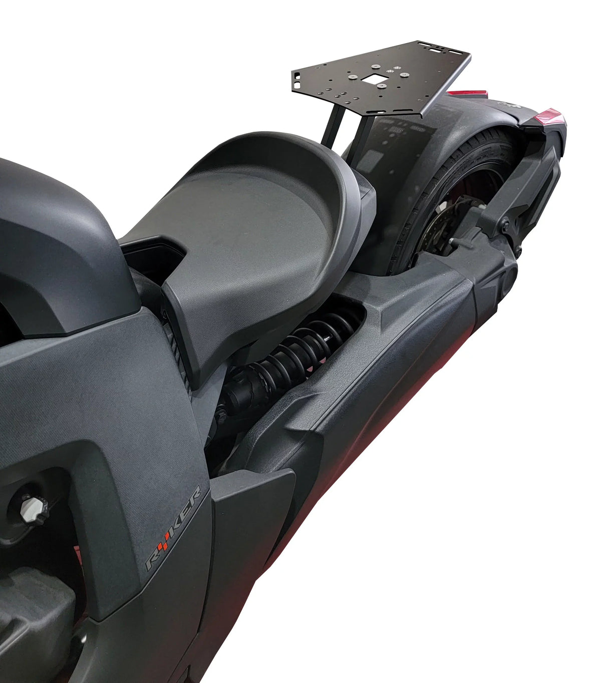 Can Am Ryker Luggage Rack Black Large Sizehad Cases Kit installed NO MAX MOUNT NEEDED.