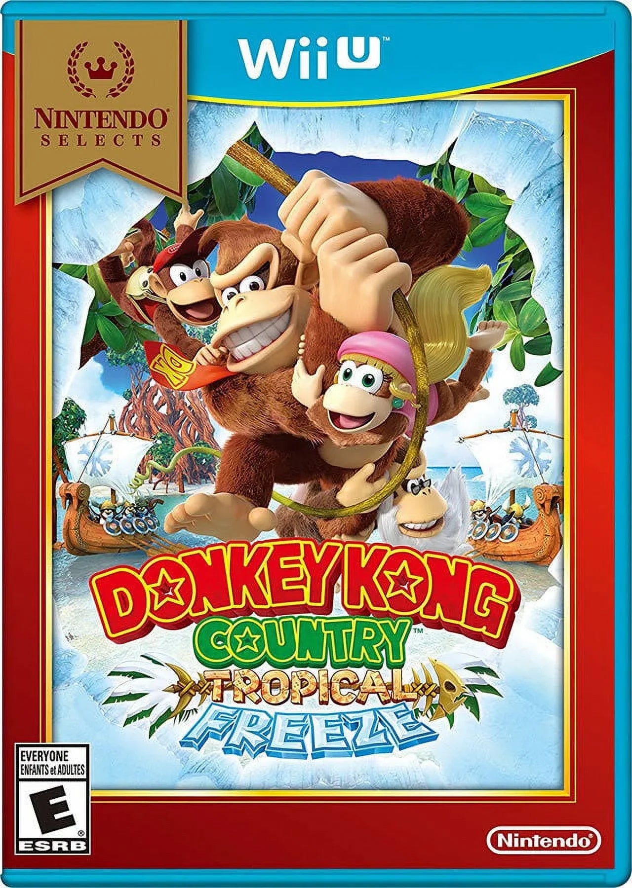 Donkey Kong Country: Tropical Freeze (Nintendo Sizeelects) Wii-U (Brand New Factory-045496904241
