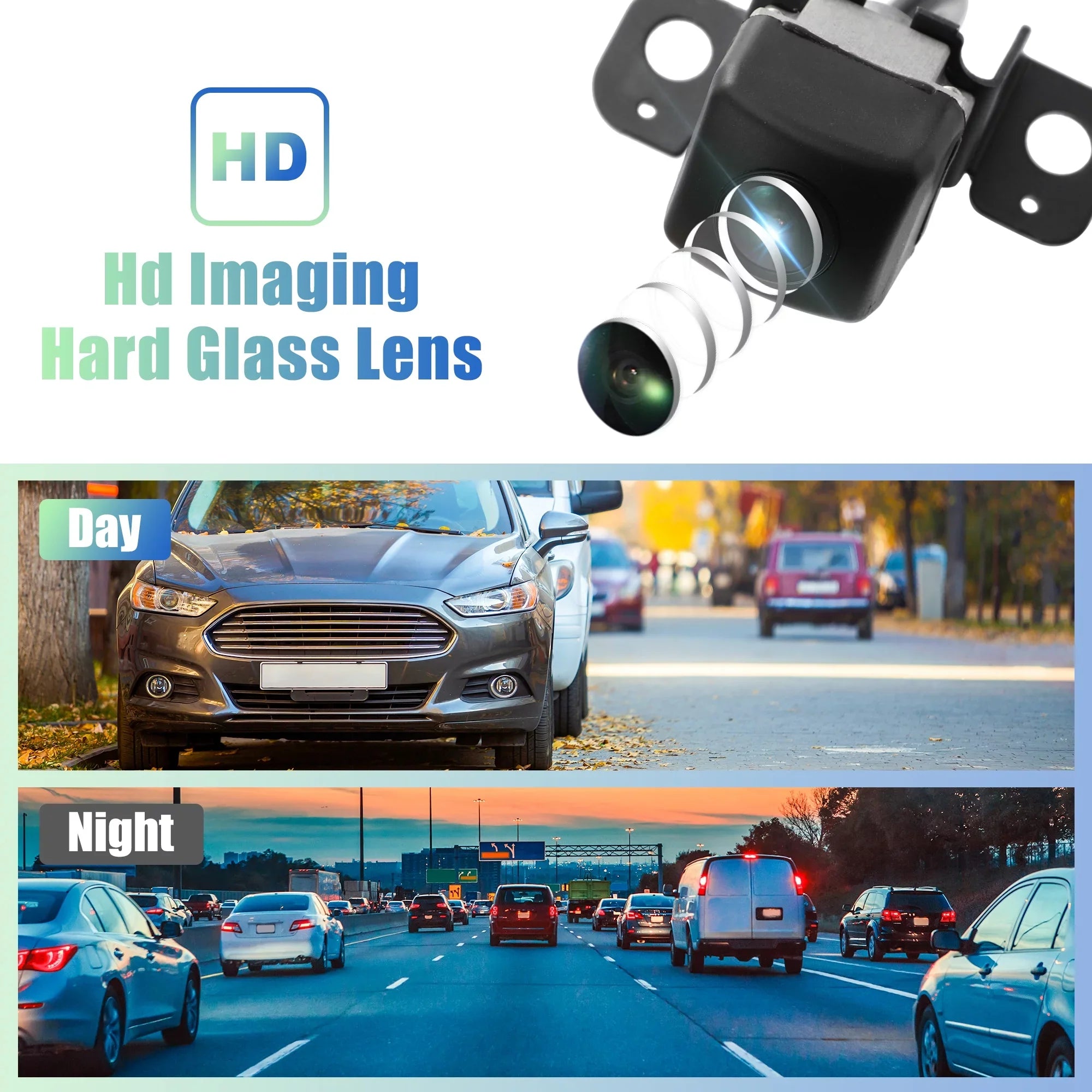Car Rear View Backup Camera Parking Reverse Back Up Camera Waterproof 95760-2P600 Replace for Kia Sizeorento 2014-2015