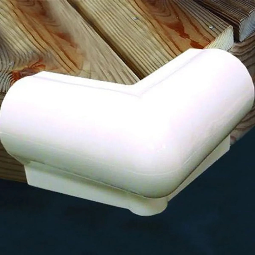 TAYLOR MADE 90º Vinyl Corner Bumper 6" x 6" Ivory  #703905