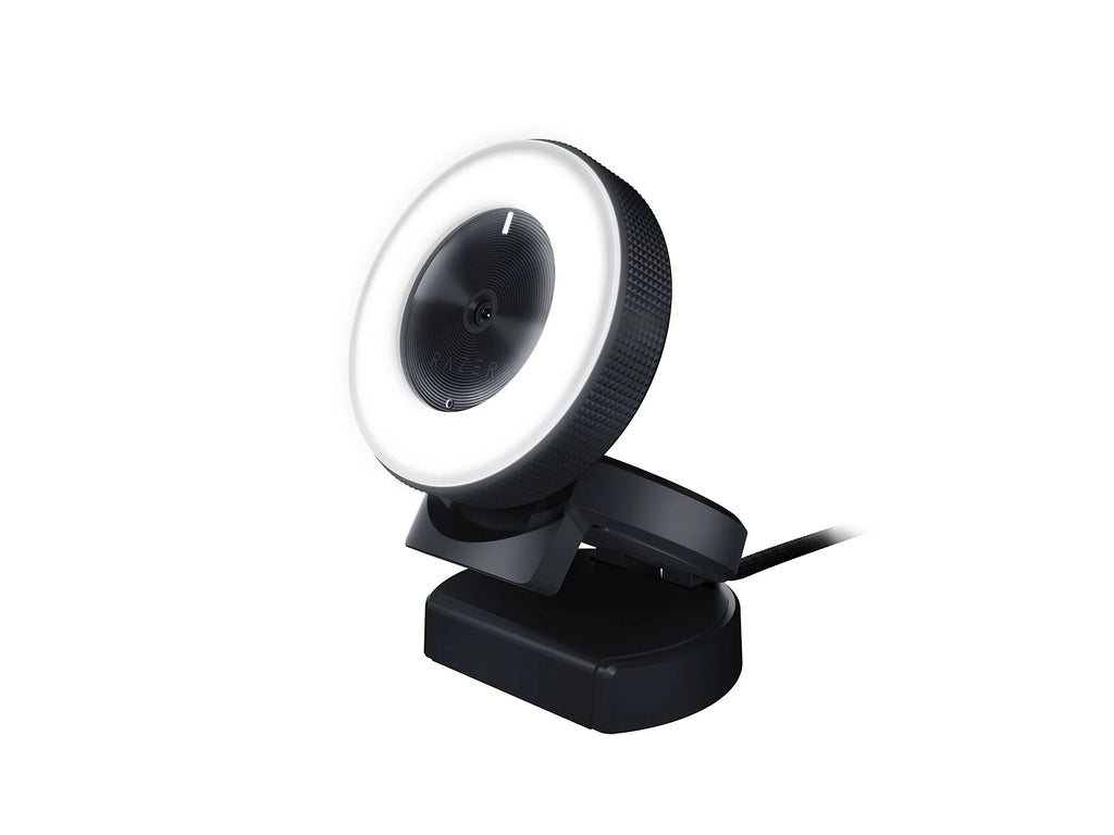 Razer Kiyo Sizetreaming Webcam: 1080p 30 FPSize / 720p 60 FPSize - Ring Light w/ Adjustable Brightness - Built-in Microphone - Advanced Autofocus