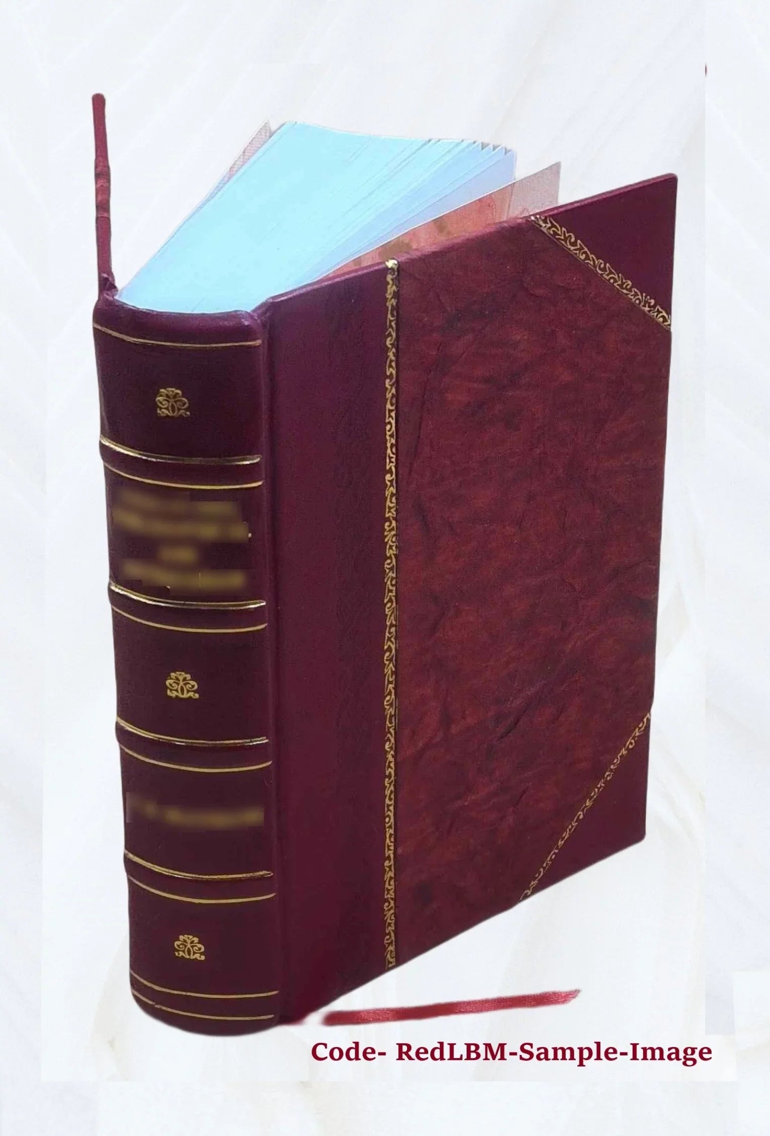 Manuale teoricopratico di tessitura pei fabbricanti di stoffe, direttori di fabbriche, disegnatori, capi operaj ... compilato per cura di Luigi Bossi 1881 [Leather Bound]