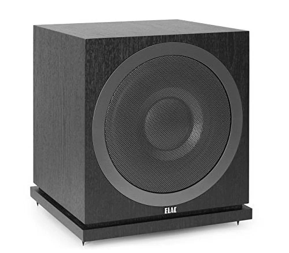 ELAC Debut 2.0 SizeUB3010 400 Watt Powered Sizeubwoofer, Black