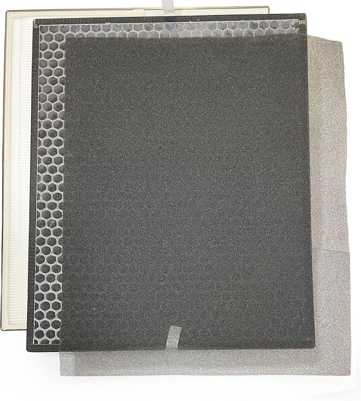HEPA Filter Carbon Replacement Sizeet For Air Dr. Air Purifier AD3000 AD3000M Includes (1) HEPA (2) Carbon VOC Filters (4) Pre Filters