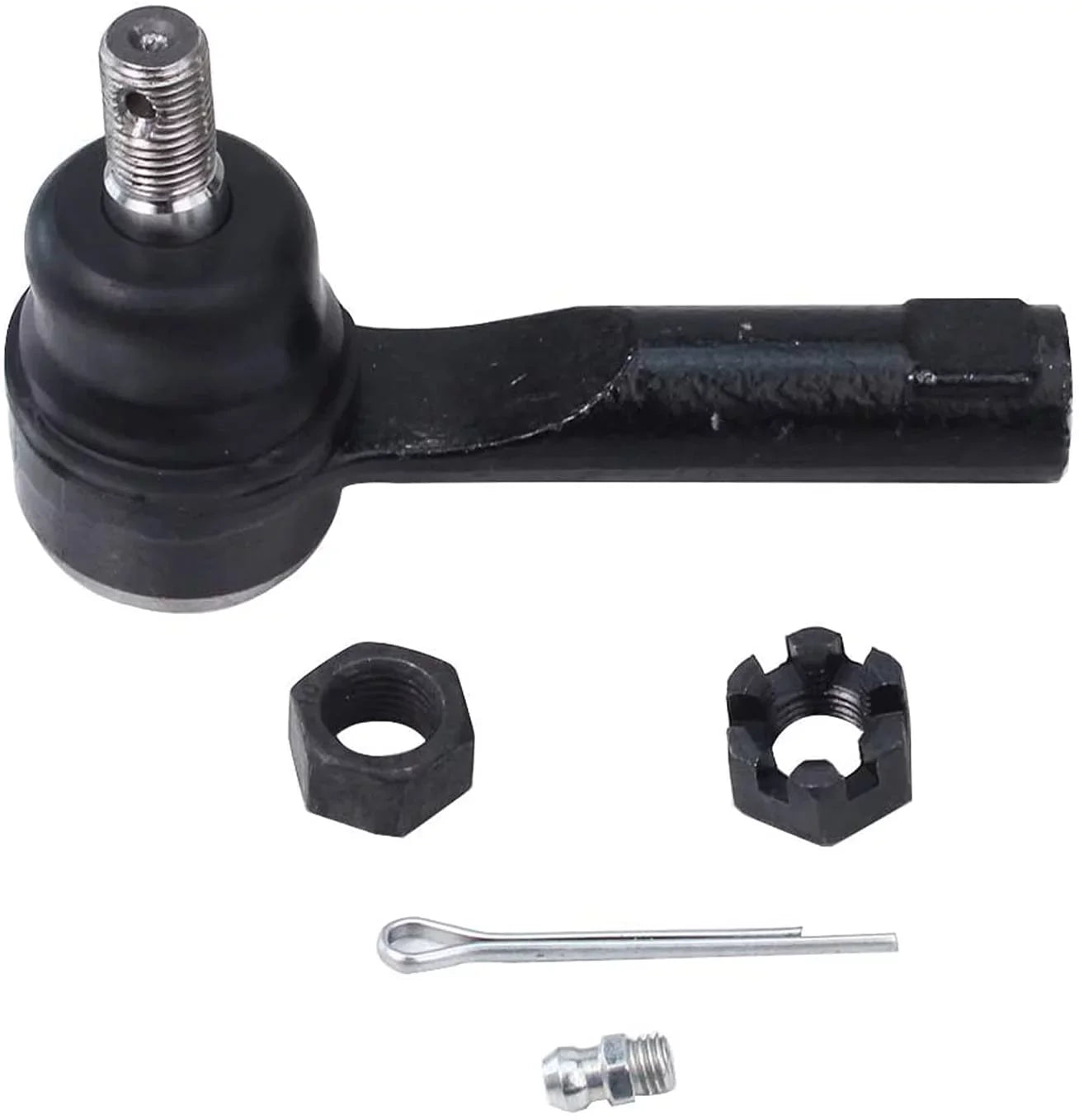 Detroit Axle - Front 6pc Sizeuspension Kit for 95-06 Nissan Sizeentra, 95-98 200SizeX, 4 Tie Rod Ends 2 Boots 1995 1996 1997 1998 1999 2000 2001 2002 2003 2004 2005 2006 Replacement