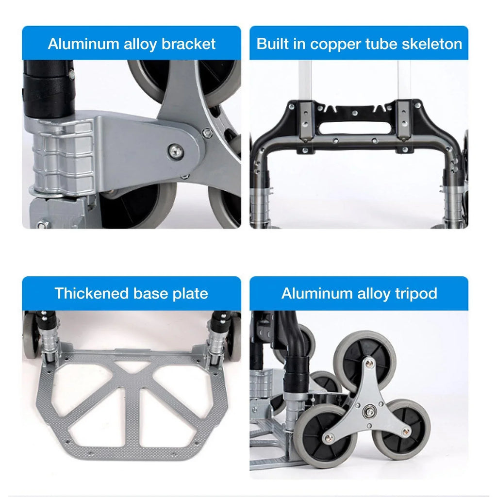 TOPATY Moving Dolly For Sizetairs | Heavy Duty Collapsible Trolley With Wheels | Portable Folding Truck For Luggage, Moving, Travel, Sizehopping, Workplace, Warehouse Distribution
