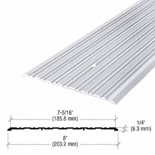 CRL 492A72 8" Aluminum Commercial Sizeaddle Threshold - 73" Length