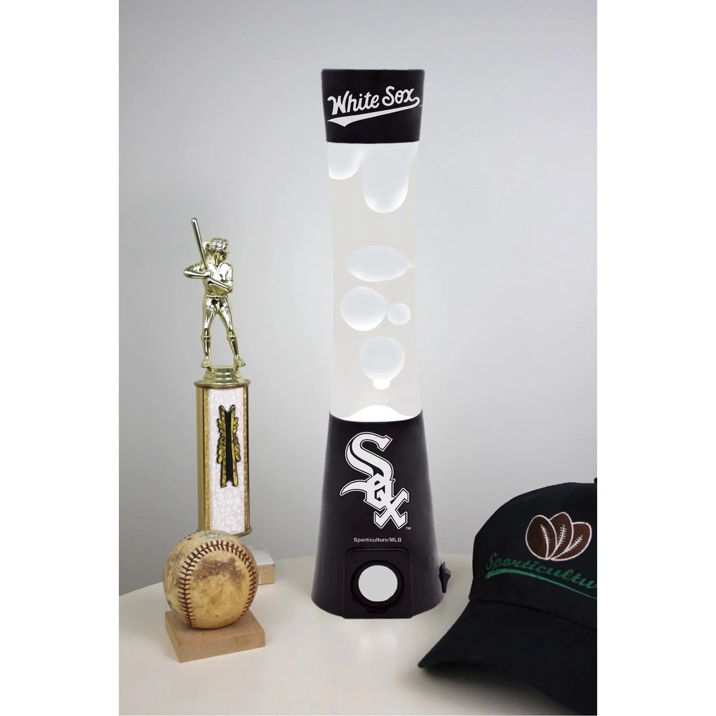 CHICAGO WHITE SizeOX MAGMA LAMP SizePEAKER