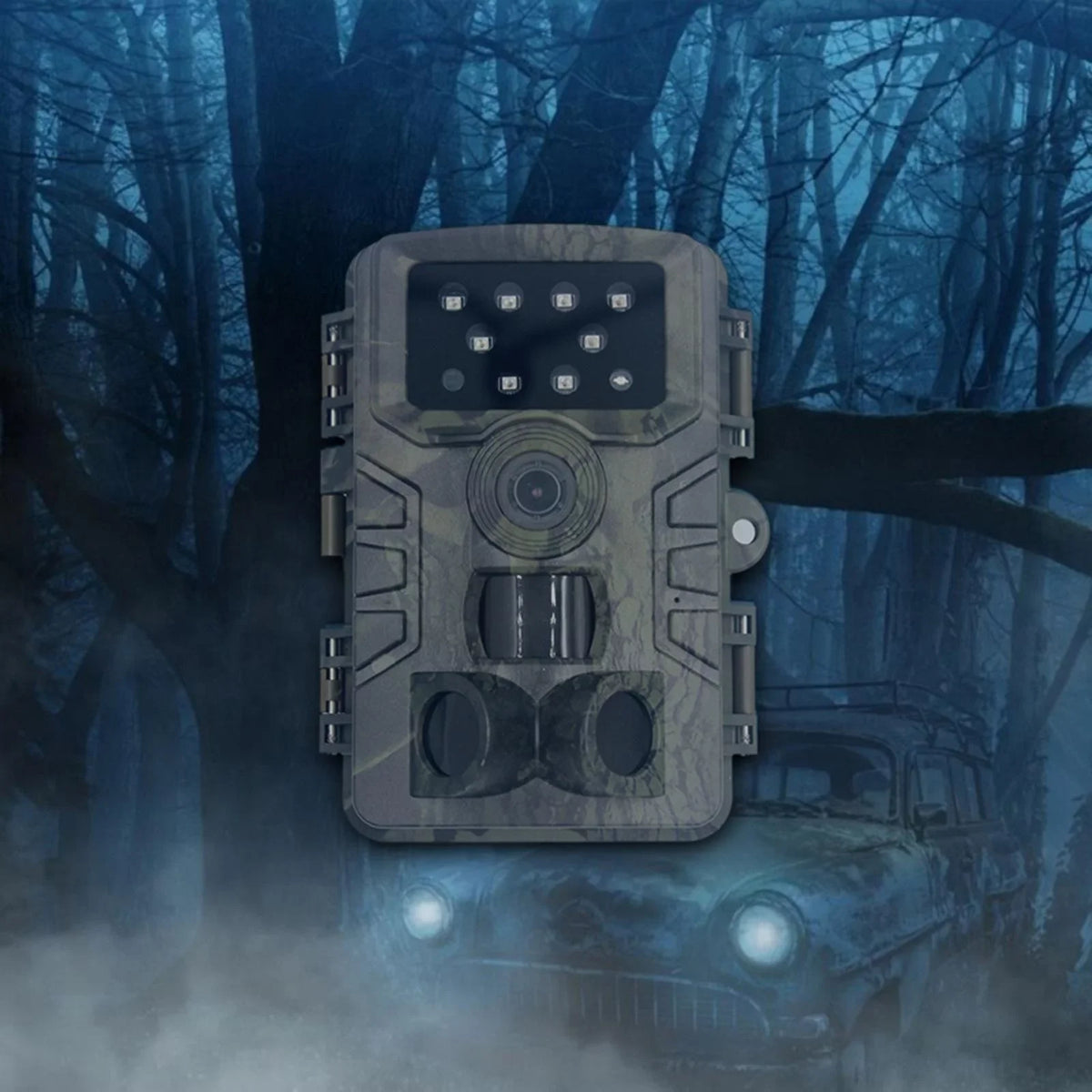 Mini Camera 16MP 1080P Game Camera Water Wildlife Sizecouting Cam with 120 degree Wide Angle Lens and Night .0" LCD IR LEDs