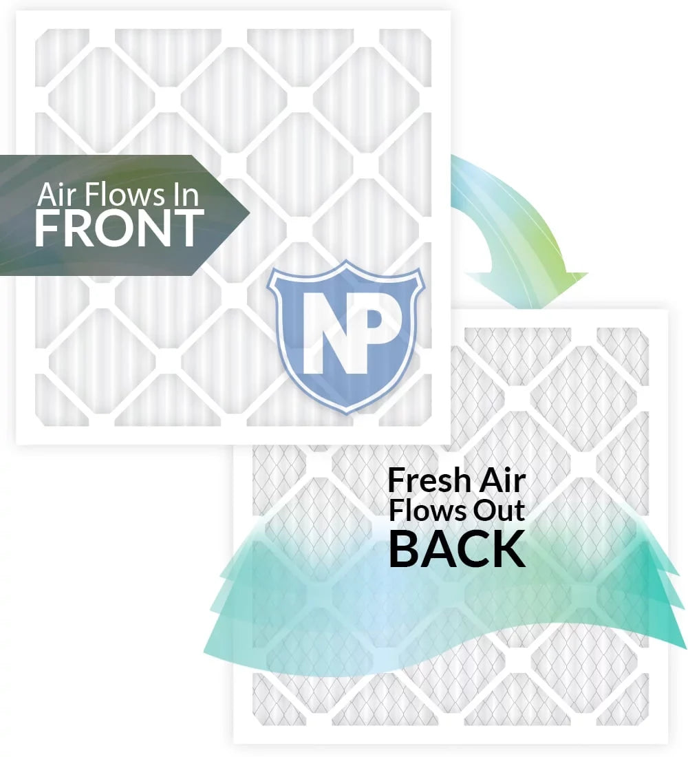Nordic Pure 24x30x2 Pleated MERV 14 Air Filters 3 Pack