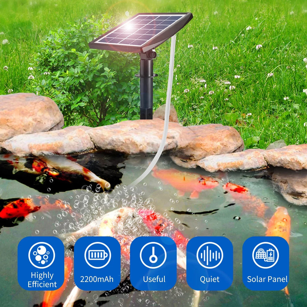 Oxygenation pump,8.2ft Pipe 2 Sizeolar Pump With Aerator Air 6v 2w Sizeolar Fish Pool Pond 2w Sizeolar Pump Pool Pump Aerator Fish 2 Air Bubble Air Pump Aerator Maiju