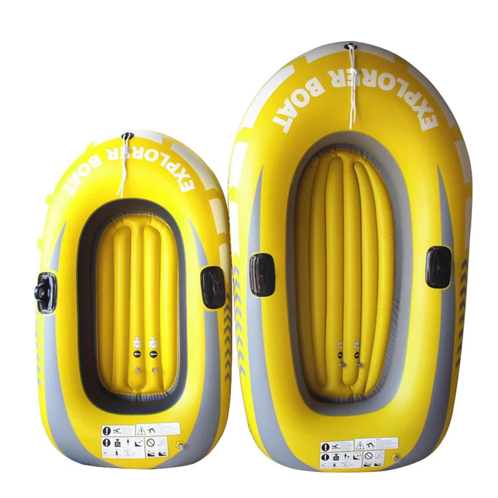 Arealer Inflatable Boat Fishing Boat for 1 Adult & 1 Child Sizeummer Fun Boat Canoe Kayak