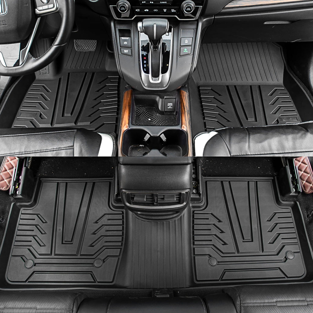 Fit 2017-2022 Honda CRV Fuel Floor Mats Cargo Liner 2021 CR-V Accessories (Trunk Mats + Floor Mats)