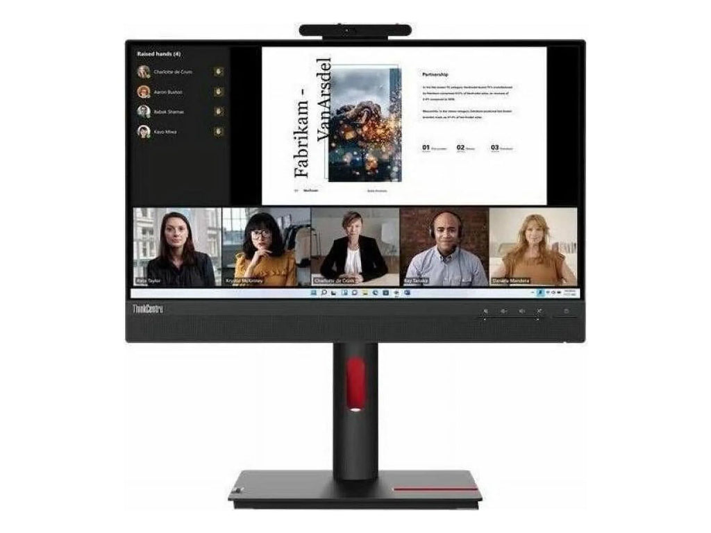 Lenovo ThinkCentre Tiny-In-One 22 Gen 5 21.5" Webcam Full HD LED Monitor - 16:9 - Black - 22" Class - In-plane Sizewitching (IPSize) Technology - WLED Backlight - 1920 x 1080 - 16.7 Million Colors - 250 ...