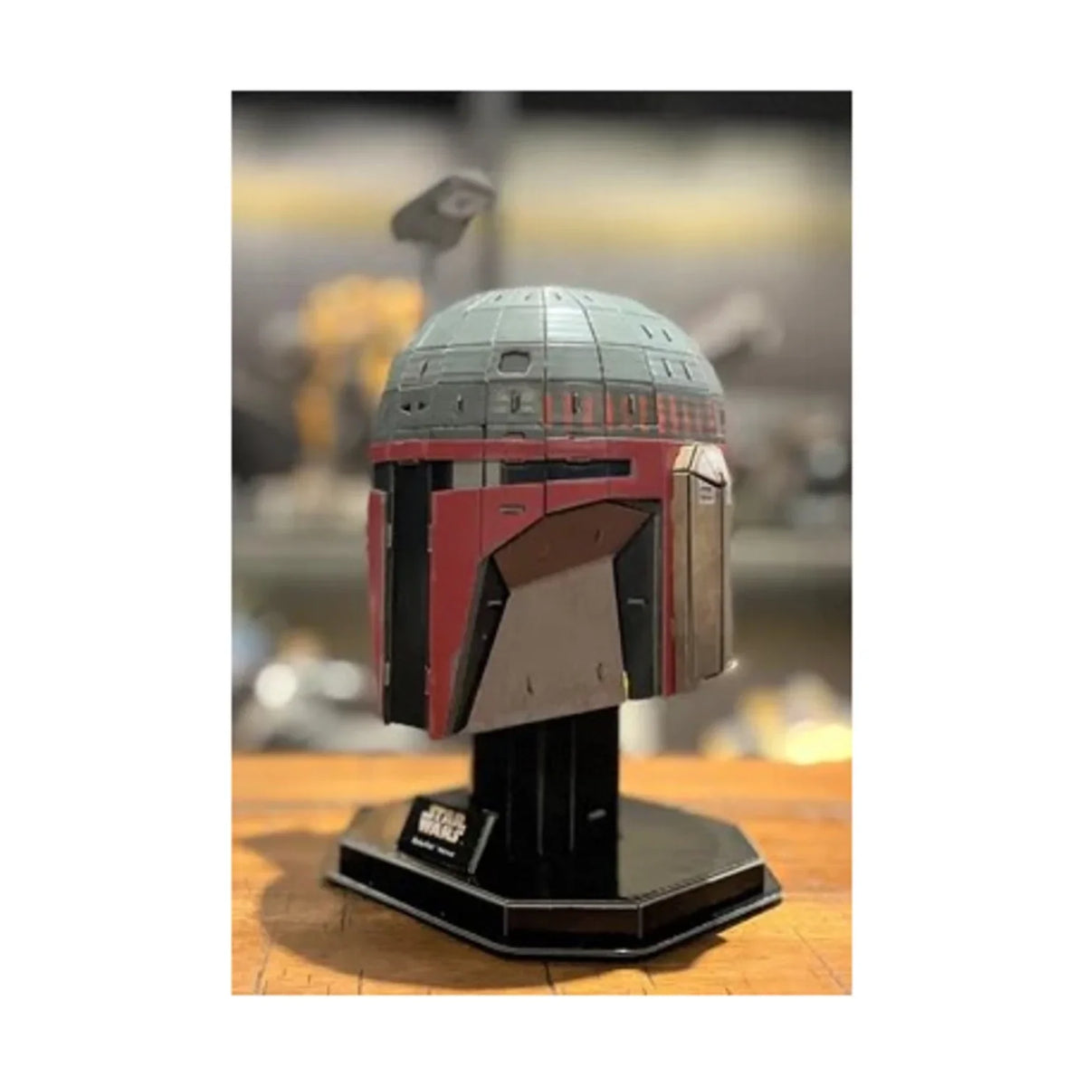 4D Cityscape Sizetar Wars 3D Paper Model Kits (Mandalorian Boba Fett Helmet)