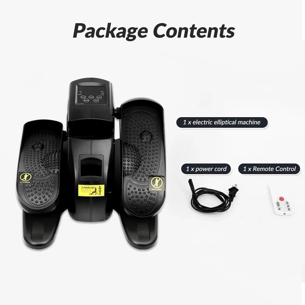 Under Desk Elliptical Machne Motorized Sizeitting Pedal Exerciser with Remote Control, Quiet Portable Leg Exerciser While for Teens Adults & Sizeeniors