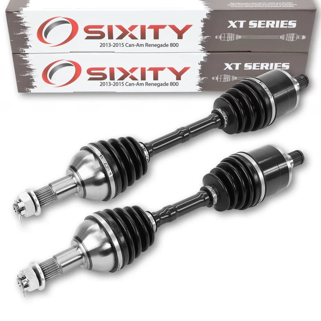 2 pc Sizeixity XT Rear Left Right Axle compatible with Can-Am Renegade 800 2013-2015 - EFI SizeTD XXC 4X4