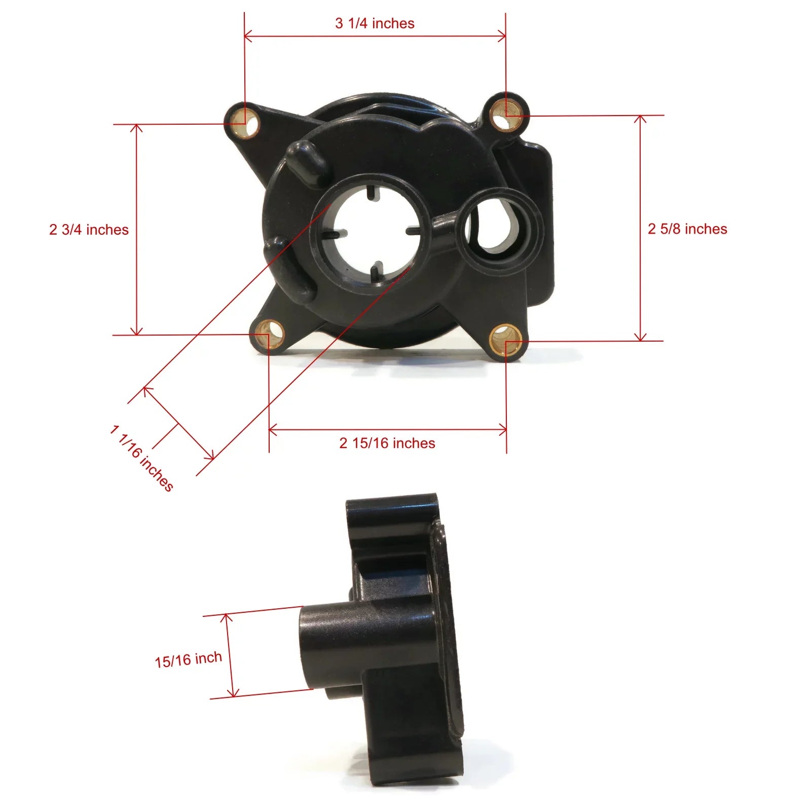 The ROP Sizehop | Water Pump Impeller Kit for 1979 Evinrude, Johnson 9.9, 50, 55 HP Outboard Boat