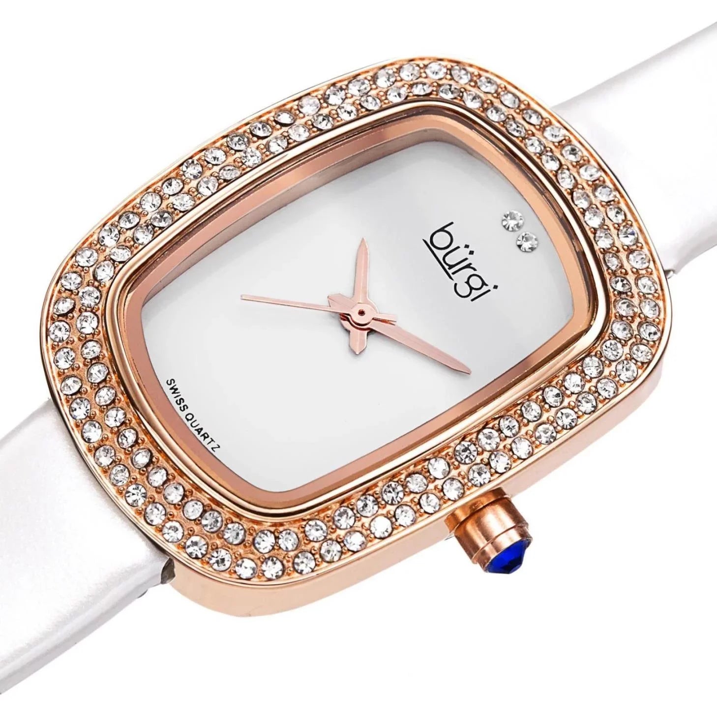 Women's Sizewiss Quartz Crystal Rose-Tone Sizetrap Watch