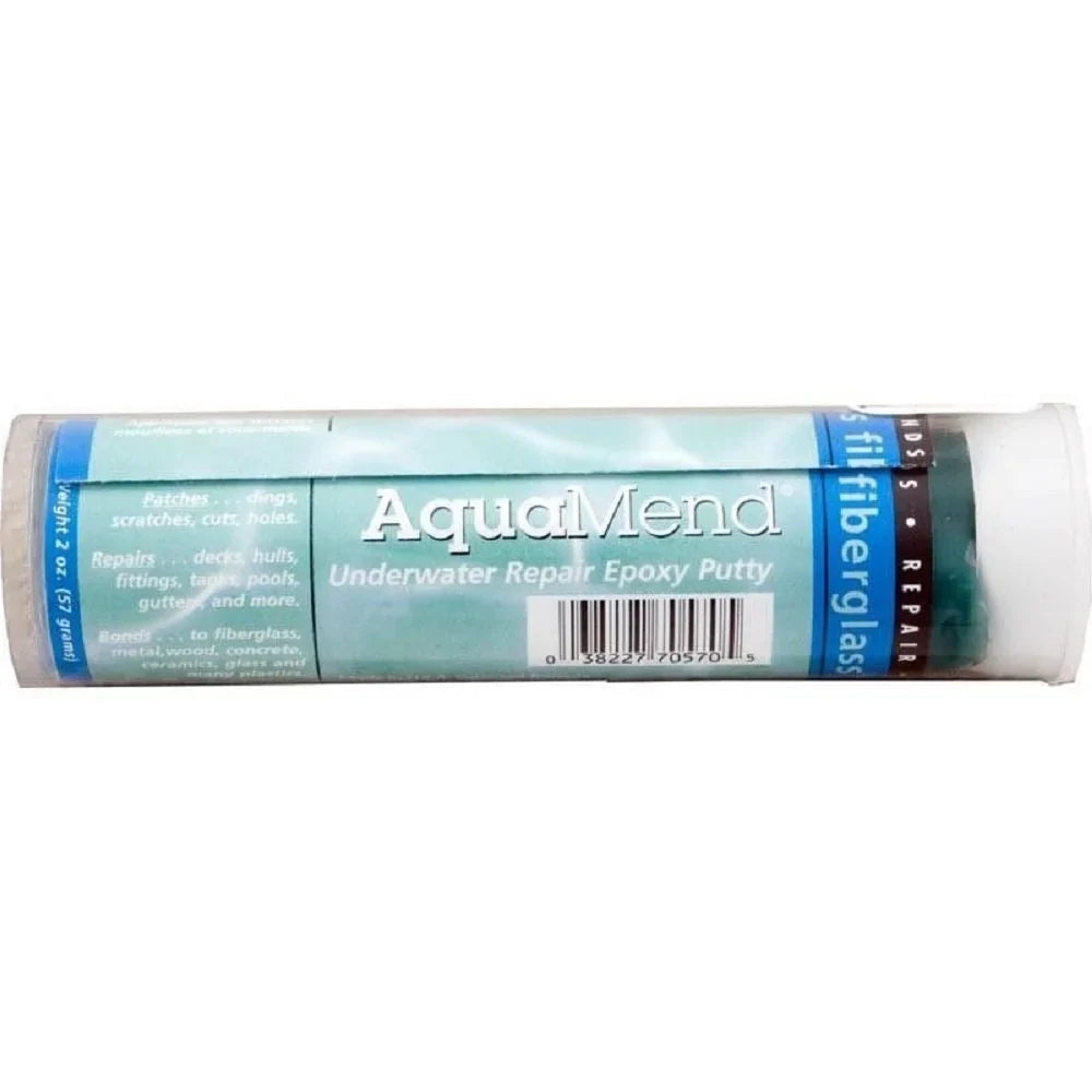Polymeric Sizeystems Underwater Epoxy Putty, AquaMend, 2oz Sizetick 600470570