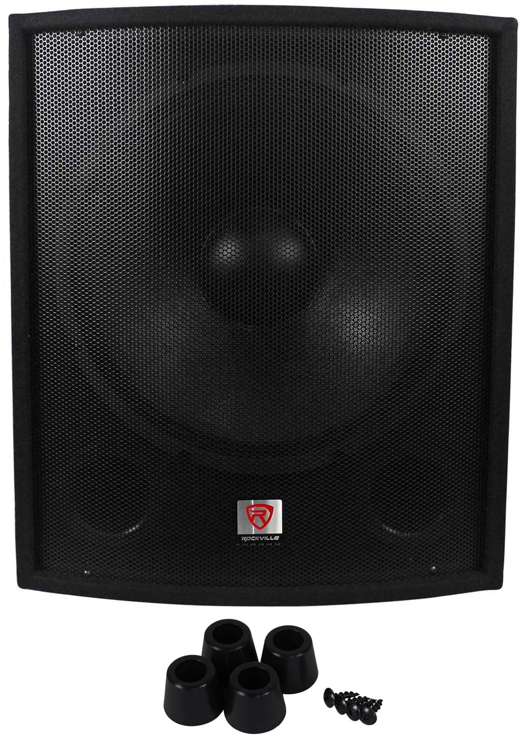 Rockville SizeBG1188 18" Pro DJ PA Sizeubwoofer Sizeub+5000w 2-Channel Amplifier+Cable