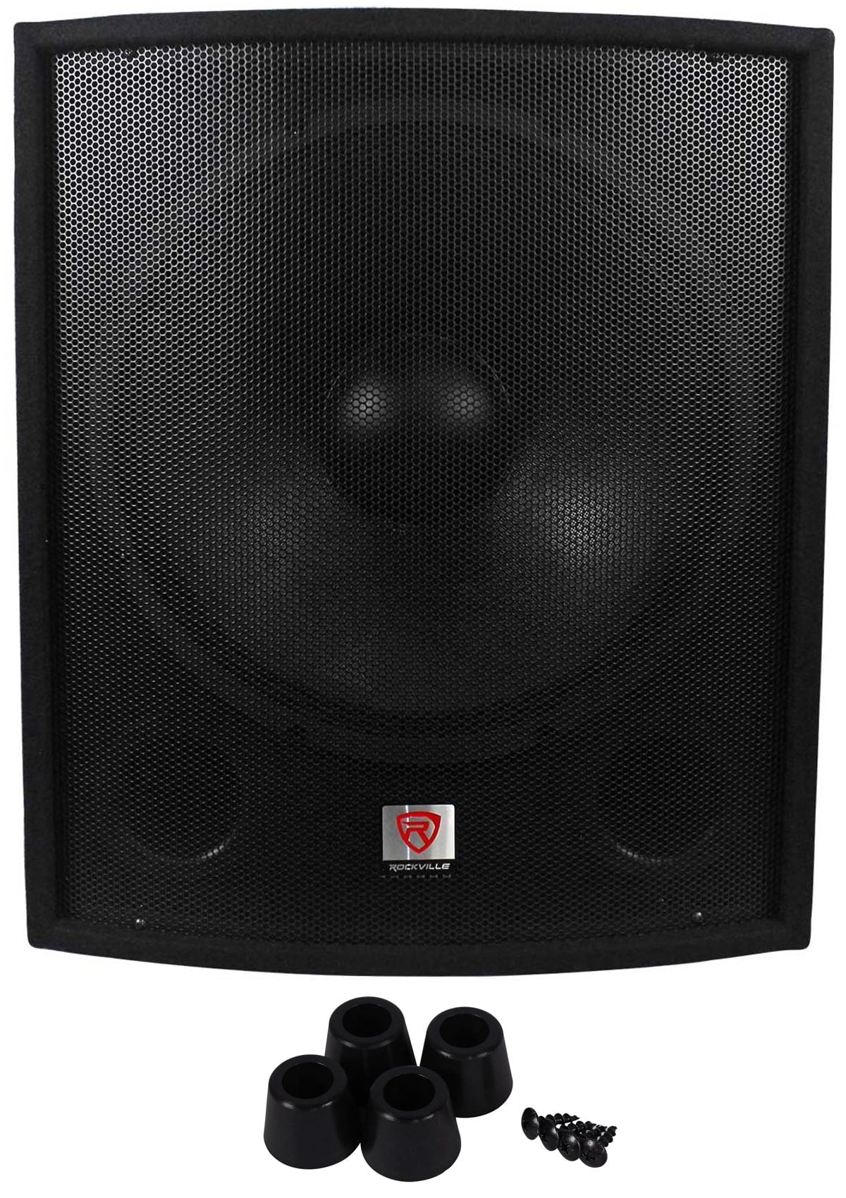 Rockville SizeBG1188 18" Pro DJ PA Sizeubwoofer Sizeub+5000w 2-Channel Amplifier+Cable