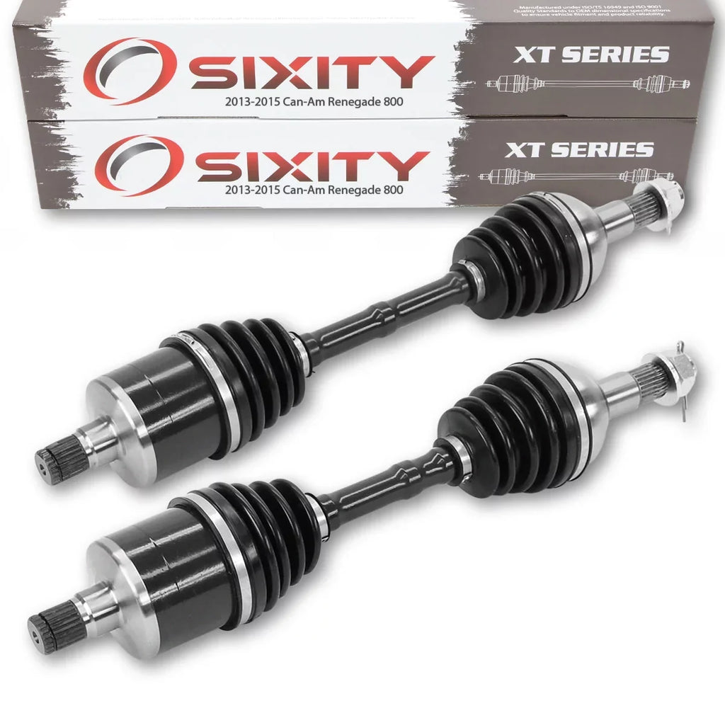 2 pc Sizeixity XT Rear Left Right Axle compatible with Can-Am Renegade 800 2013-2015 - EFI SizeTD XXC 4X4