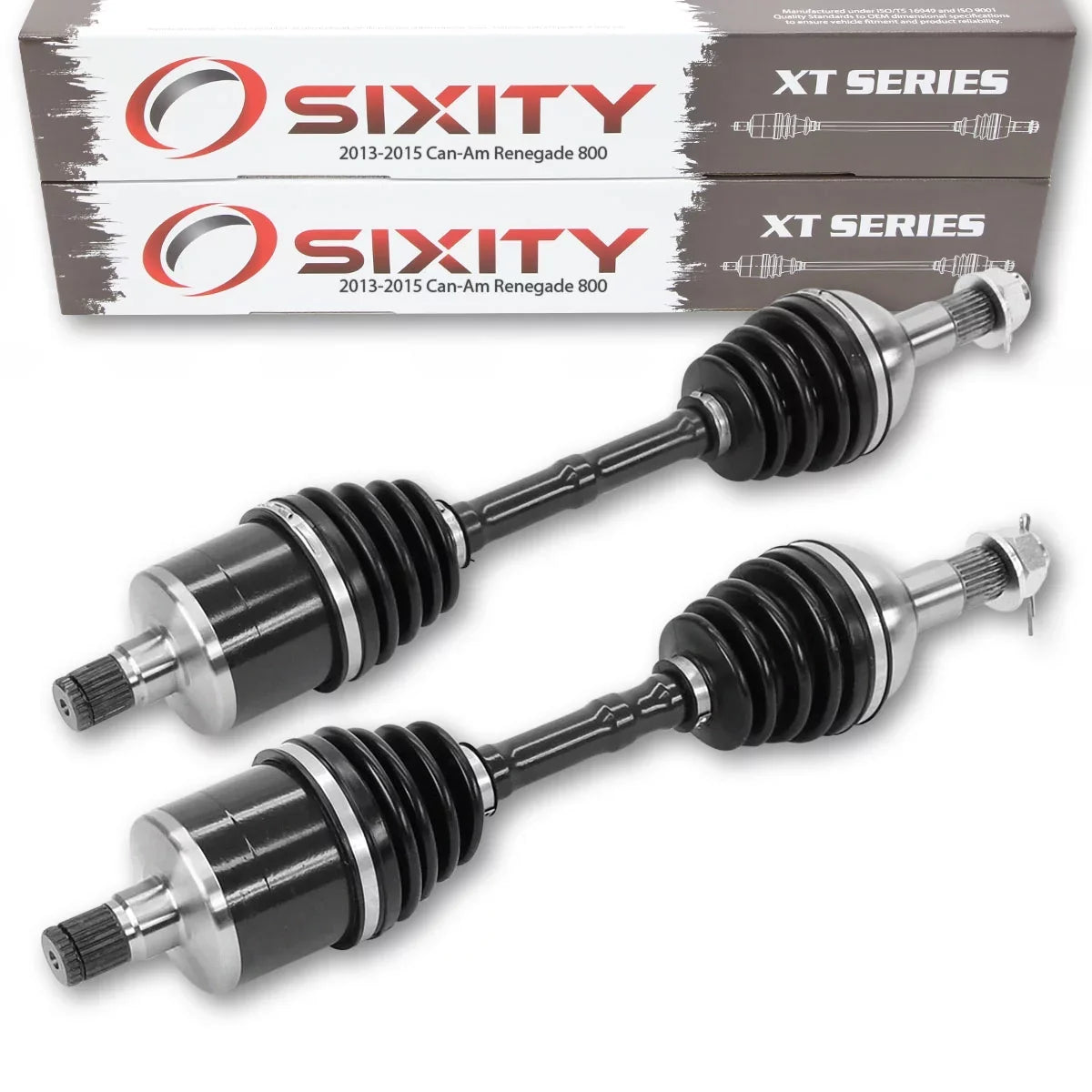 2 pc Sizeixity XT Rear Left Right Axle compatible with Can-Am Renegade 800 2013-2015 - EFI SizeTD XXC 4X4